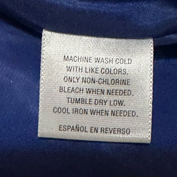 058 Charter Club | NWOT Quilted Zip-Front Puffer Vest - Cobalt Blue (Size S/M) - Picture 8 of 11